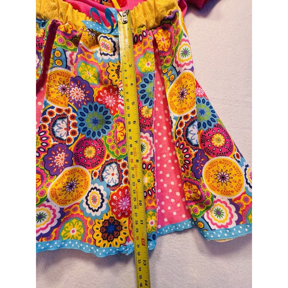 Handmade Skirt,Ribbon Trim Top By Wander Nation, Handmade button, Ribbon 4/5 - Picture 3 of 6